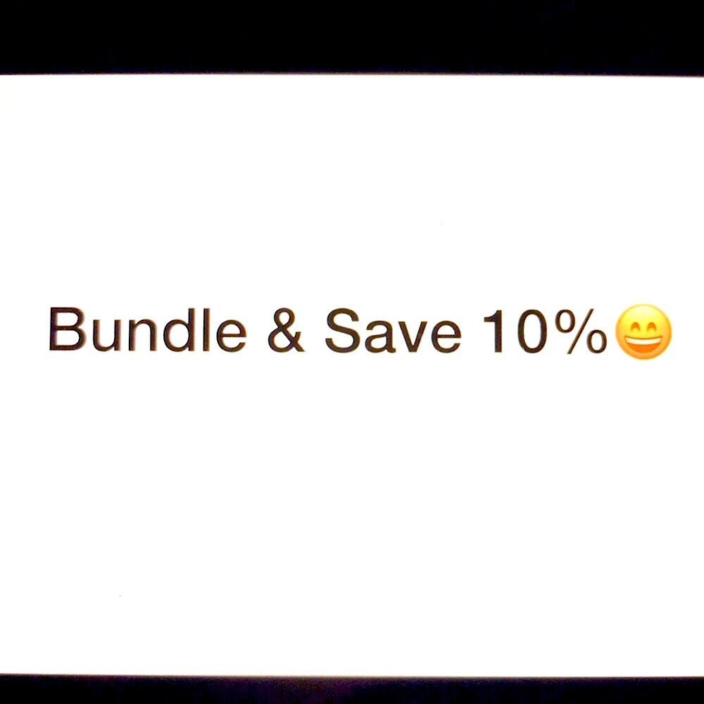 ⭐️PLEASE READ:Bundle & Save (Extra 10% on 2 items),free samples w/every purchase